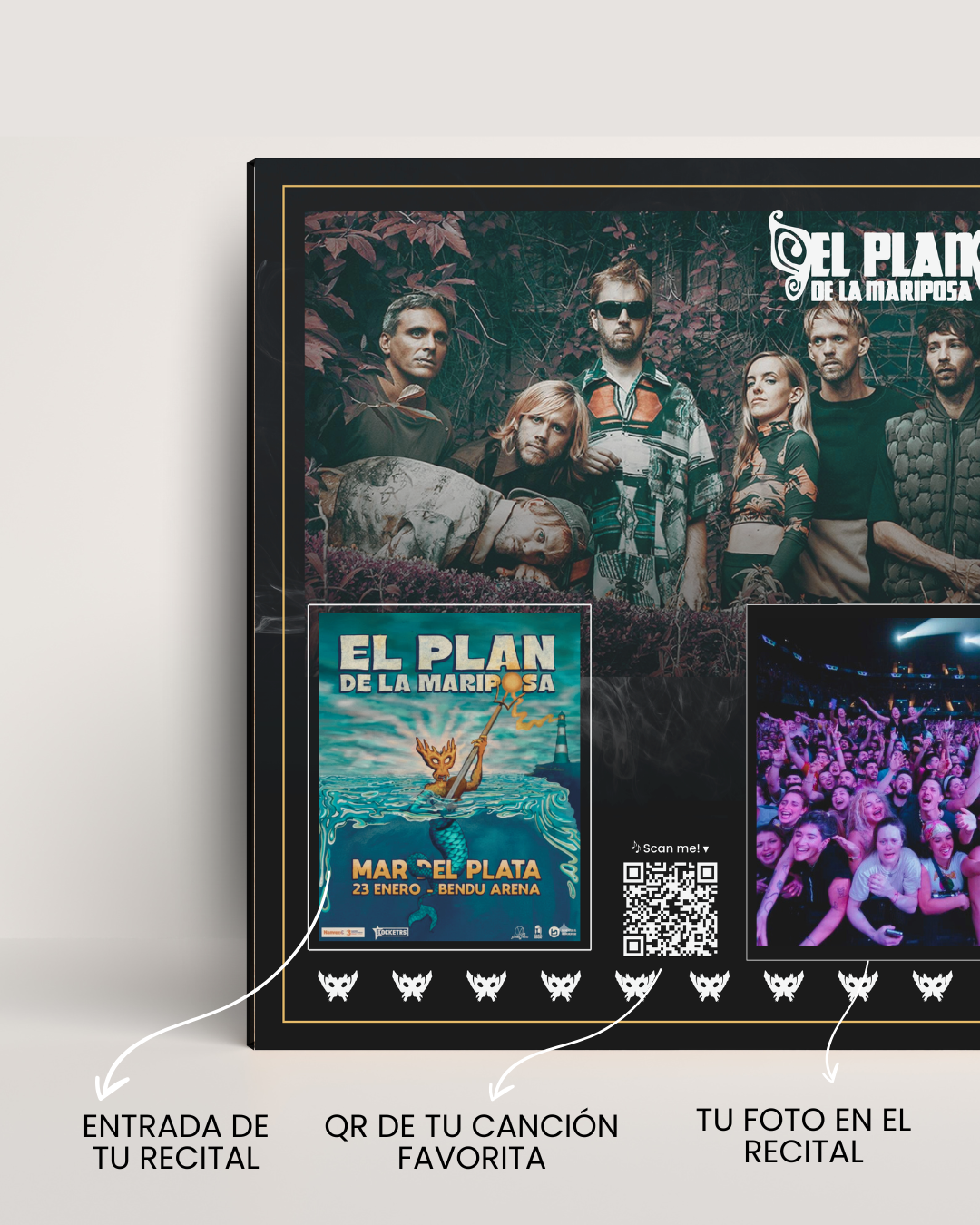 Cuadro El Plan de la Mariposa 29x31 cm - Imagen 2