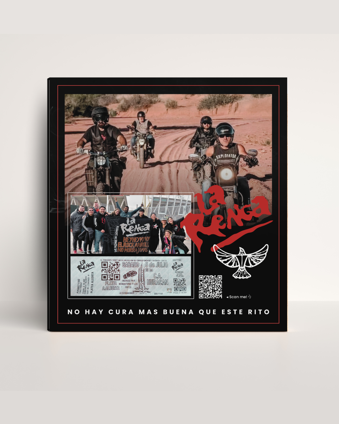 Cuadro La Renga 29x31 cm