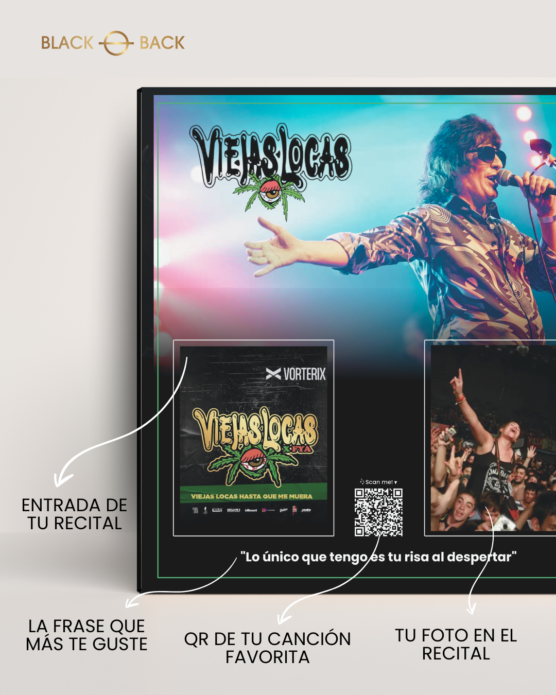 Cuadro Viejas Locas 29x31 cm - Imagen 2